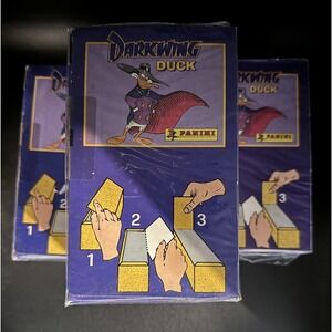 1991 Darkwing Duck Album Sticker Box 100‎ Packs Sealed Panini FREE SHIPPING